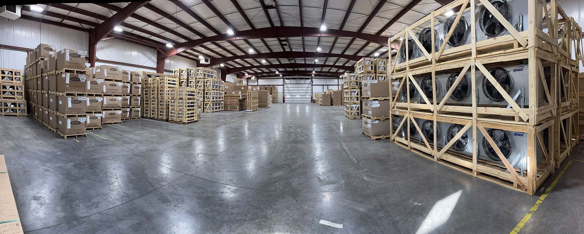 Commercial coolers and freezers